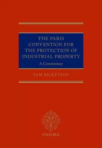 The Paris Convention for the Protection of Industrial Property cover