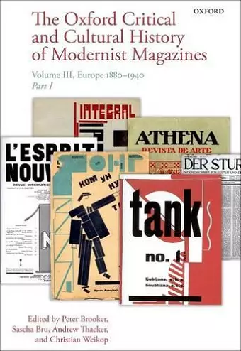 The Oxford Critical and Cultural History of Modernist Magazines cover