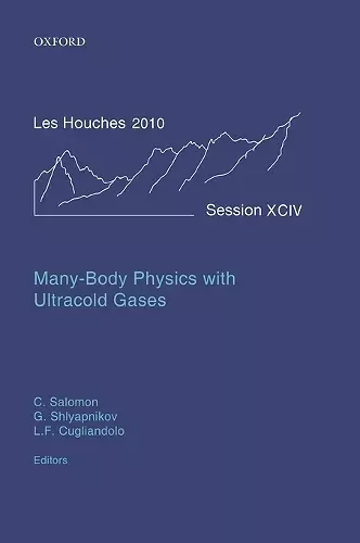 Many-Body Physics with Ultracold Gases cover