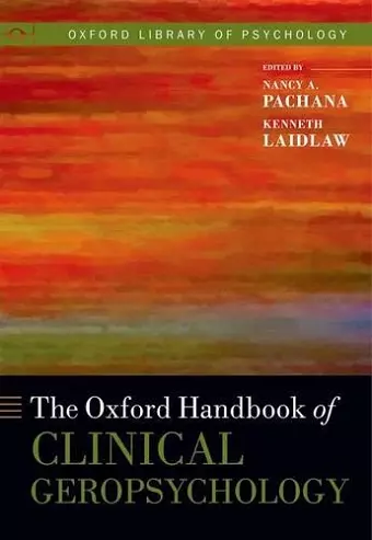 The Oxford Handbook of Clinical Geropsychology cover