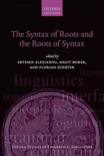 The Syntax of Roots and the Roots of Syntax cover