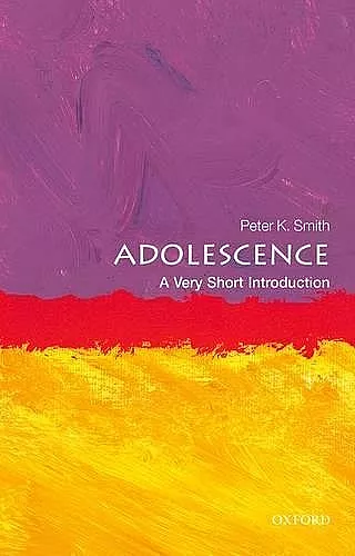 Adolescence: A Very Short Introduction cover