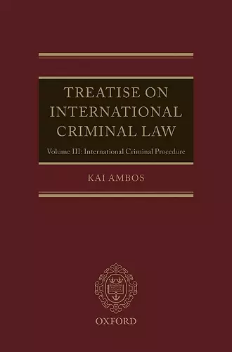 Treatise on International Criminal Law cover