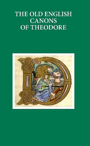 The Old English Canons of Theodore cover