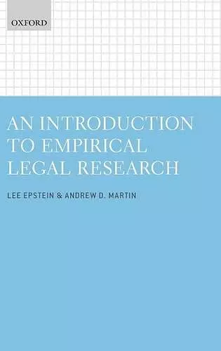 An Introduction to Empirical Legal Research cover