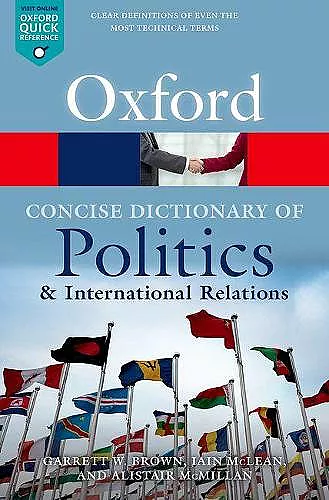 The Concise Oxford Dictionary of Politics and International Relations cover