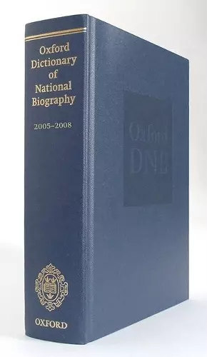 Oxford Dictionary of National Biography 2005-2008 cover