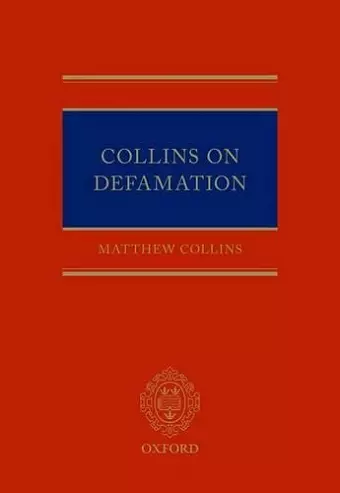 Collins On Defamation cover