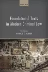 Foundational Texts in Modern Criminal Law cover