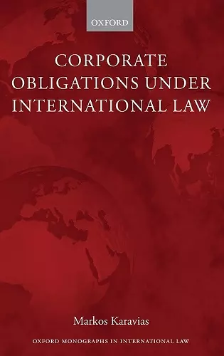 Corporate Obligations under International Law cover