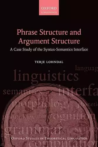 Phrase Structure and Argument Structure cover