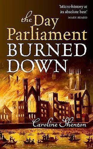 The Day Parliament Burned Down cover
