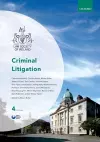 Criminal Litigation cover