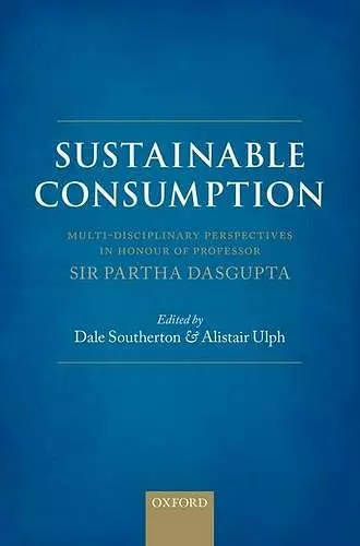 Sustainable Consumption cover