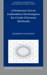 A Posteriori Error Estimation Techniques for Finite Element Methods cover