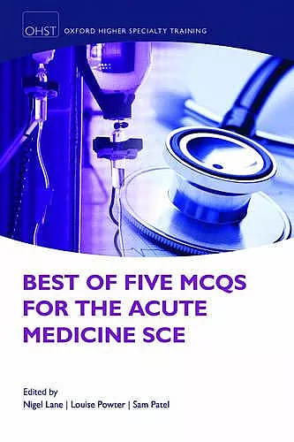 Best of Five MCQs for the Acute Medicine SCE cover