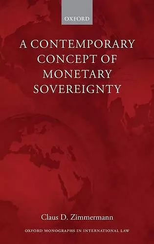 A Contemporary Concept of Monetary Sovereignty cover