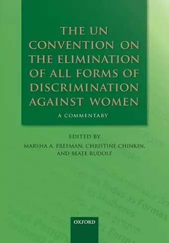 The UN Convention on the Elimination of All Forms of Discrimination Against Women cover