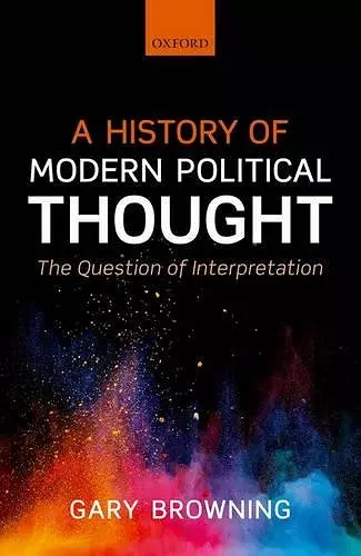 A History of Modern Political Thought cover