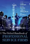 The Oxford Handbook of Professional Service Firms cover