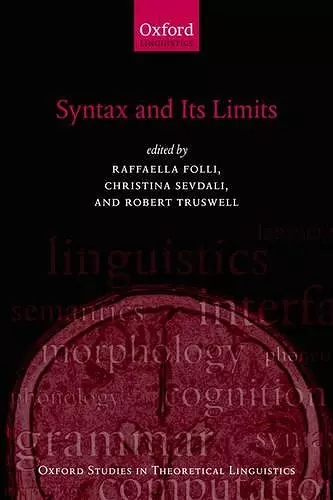 Syntax and its Limits cover