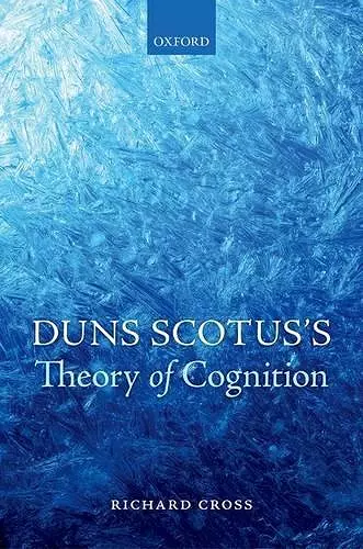 Duns Scotus's Theory of Cognition cover