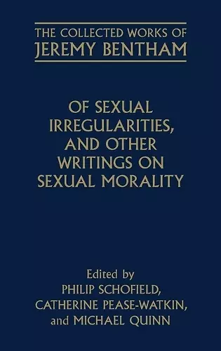 Of Sexual Irregularities, and Other Writings on Sexual Morality cover