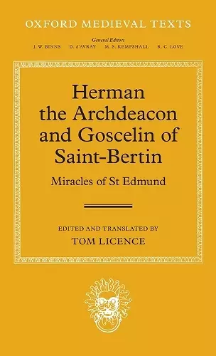 Herman the Archdeacon and Goscelin of Saint-Bertin cover