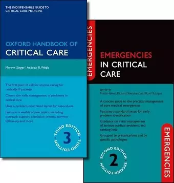 Oxford Handbook of Critical Care Third Edition and Emergencies in Critical Care Second Edition Pack cover