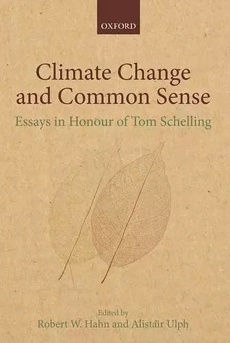 Climate Change and Common Sense cover