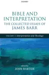 Bible and Interpretation: The Collected Essays of James Barr cover