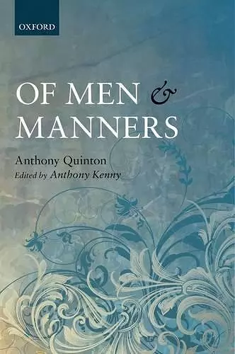 Of Men and Manners cover