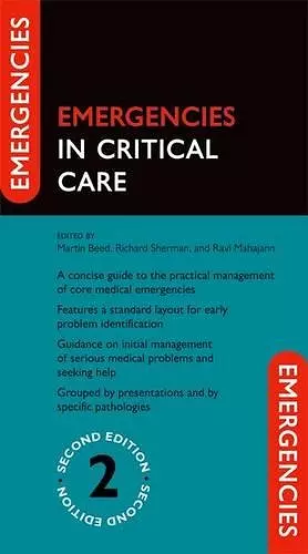 Emergencies in Critical Care cover