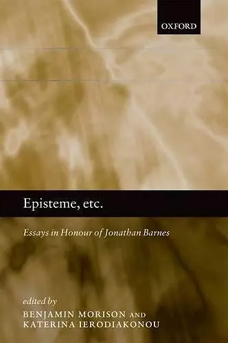 Episteme, etc. cover