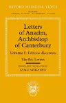 Letters of Anselm, Archbishop of Canterbury cover