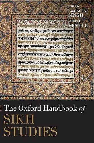 The Oxford Handbook of Sikh Studies cover