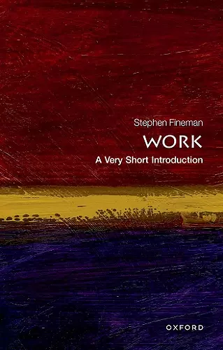 Work: A Very Short Introduction cover