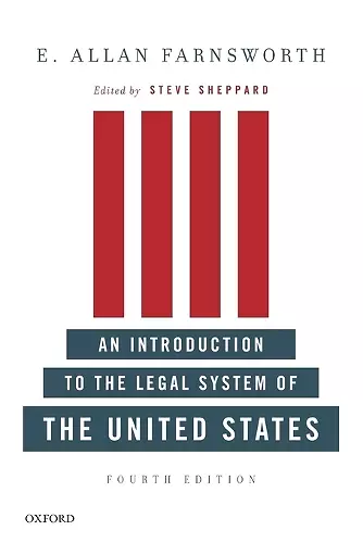 An Introduction to the Legal System of the United States, Fourth Edition cover