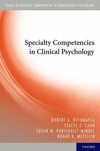 Specialty Competencies in Clinical Psychology cover