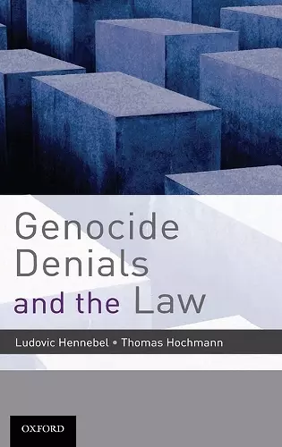 Genocide Denials and the Law cover