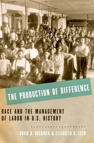 The Production of Difference cover