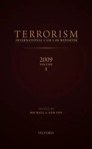 TERRORISMINTERNATIONAL CASE LAW REPORTER2009VOLUME 1 cover