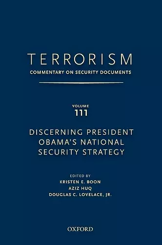 TERRORISM: Commentary on Security Documents Volume 111 cover