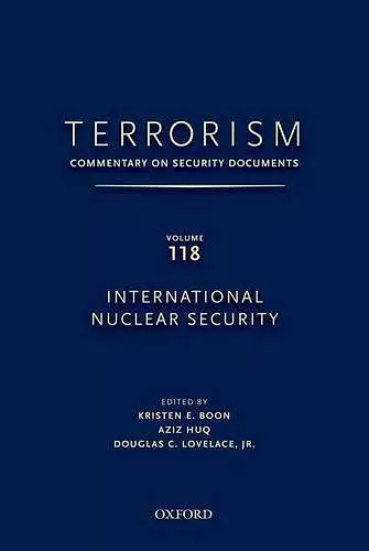 TERRORISM: Commentary on Security Documents Volume 118 cover