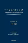 TERRORISM: COMMENTARY ON SECURITY DOCUMENTS INDEX IV cover