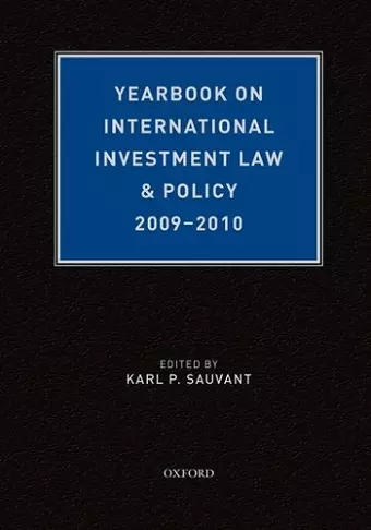 Yearbook on International Investment Law & Policy 2009-2010 cover