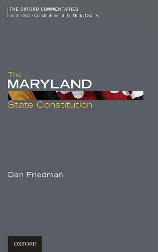 The Maryland State Constitution cover