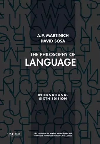 The Philosophy of Language cover