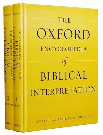 Oxford Encyclopedia of Biblical Interpretation cover