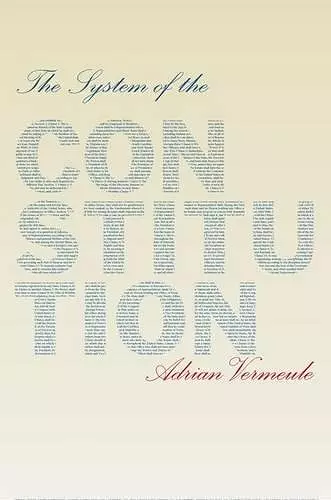 The System of the Constitution cover